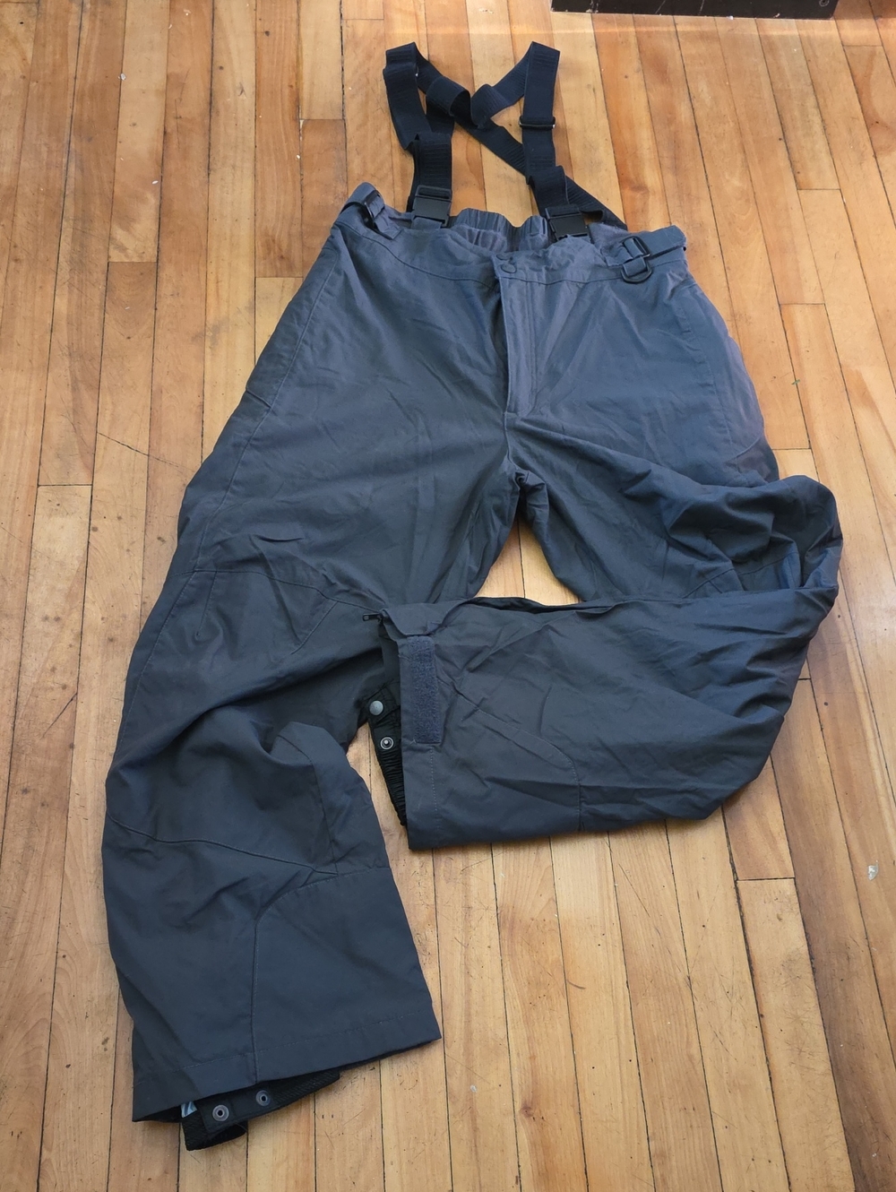 COLUMBIA Men's Overall Bib  Snowpant - Grey - L Regular Fit (EUC)